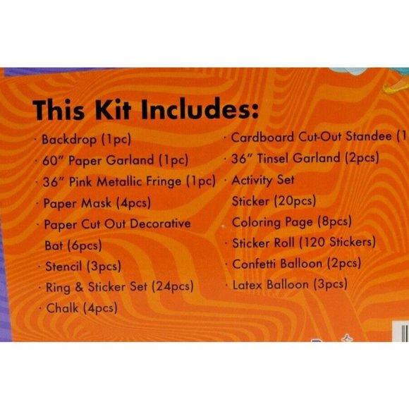 Disney Princess Halloween Trunk Or Treat Party Decor Kit - 200 Pieces (New) - Picture 5 of 5